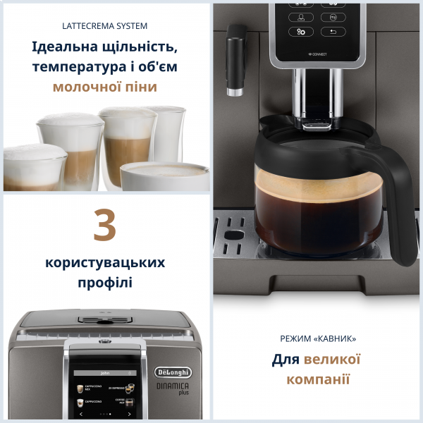 Фото - Кавомашина Delonghi ECAM 370.95.T