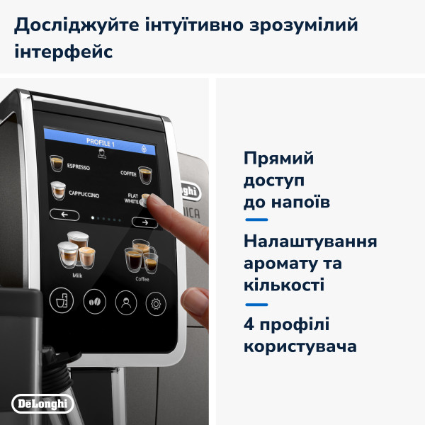 Фото - Уцінка - Кавомашина Delonghi ECAM380.95.TB