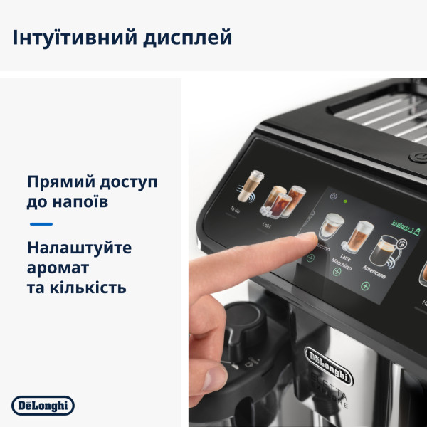 Фото - Кофемашина Delonghi ECAM450.55.G Eletta Explore