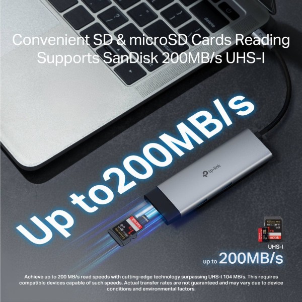 Фото - Хаб USB TP-Link USB Type-C 7в1 (UH7020C)