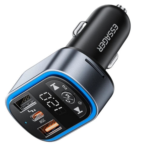 Фото - Автомобильное зарядное устройство Essager 35W BT 5.3 Car charger black (ECCFM-CT0G-P)