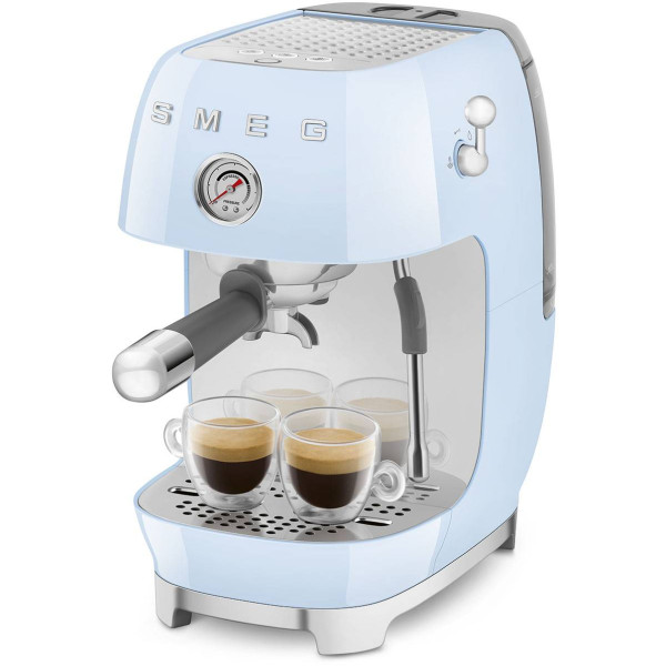 Фото - Кавоварка ріжкова Smeg ECF03PBEU
