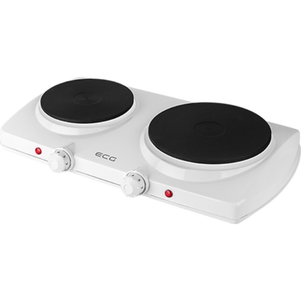 Фото - Уцінка - Плита електрична настільна ECG EV 2512 White
