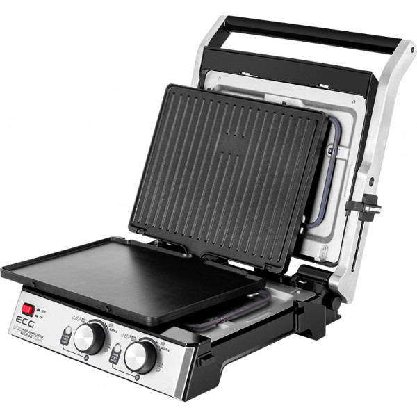 Фото - Гриль-барбекю электрический ECG KG 2033 Duo Grill & Waffle