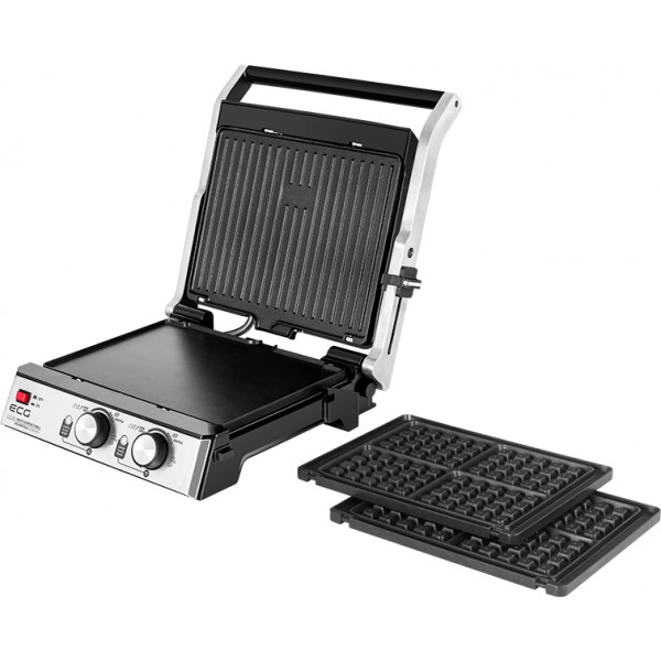 Фото - Гриль-барбекю электрический ECG KG 2033 Duo Grill & Waffle