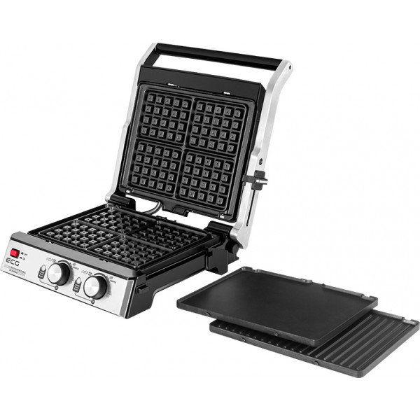 Фото - Гриль-барбекю электрический ECG KG 2033 Duo Grill & Waffle