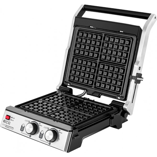 Фото - Гриль-барбекю электрический ECG KG 2033 Duo Grill & Waffle