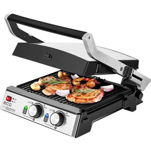 Фото - Гриль-барбекю электрический ECG KG 2033 Duo Grill & Waffle