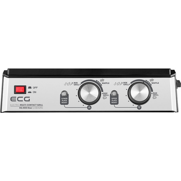 Фото - Гриль-барбекю электрический ECG KG 2033 Duo Grill & Waffle