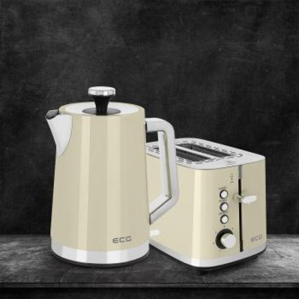 Фото - Тостер ECG ST 2766 Vintage Vanilla