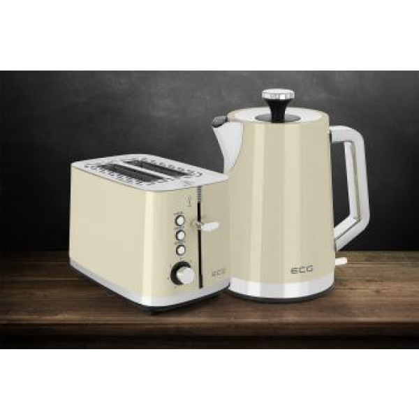 Фото - Тостер ECG ST 2766 Vintage Vanilla