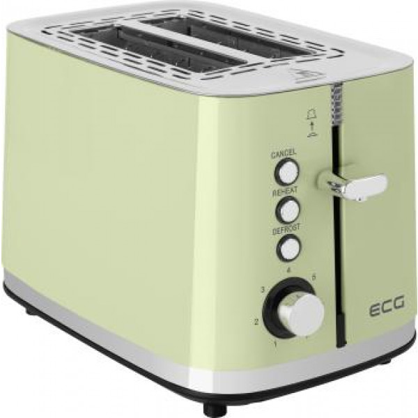 Фото - Тостер ECG ST 2766 Vintage Olive Фото - Тостер ECG ST 2766 Vintage Olive