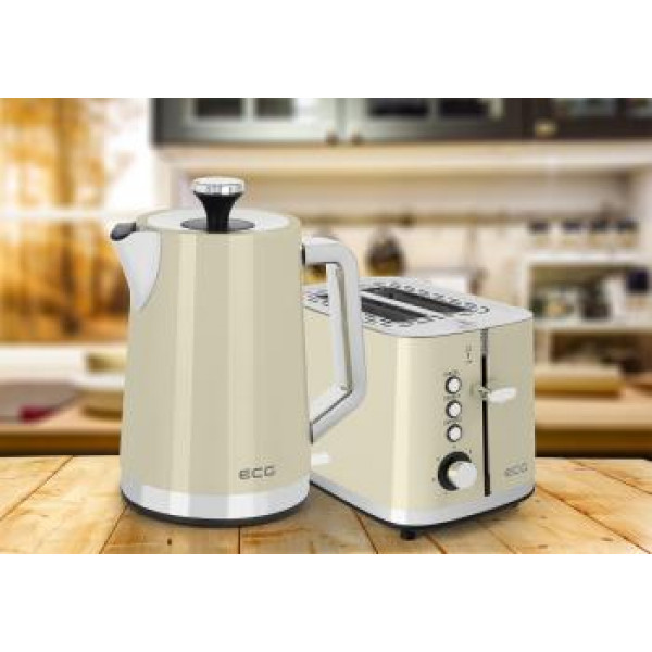 Фото - Тостер ECG ST 2766 Vintage Vanilla