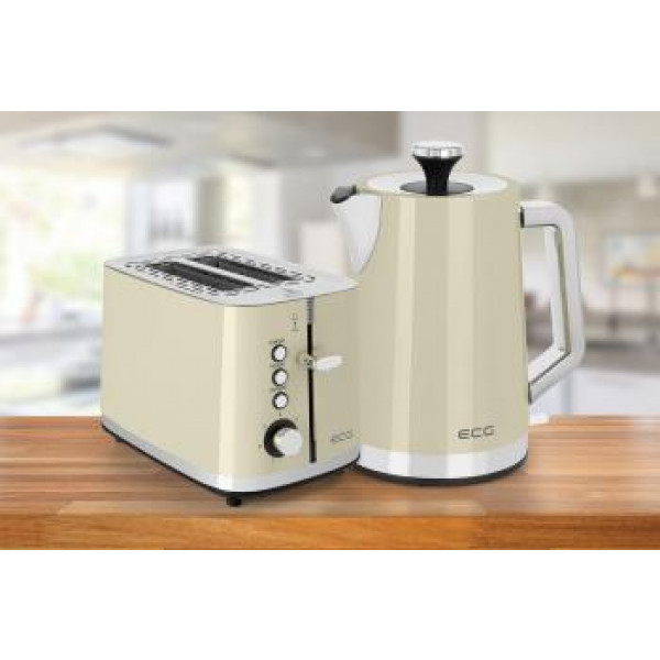 Фото - Тостер ECG ST 2766 Vintage Vanilla