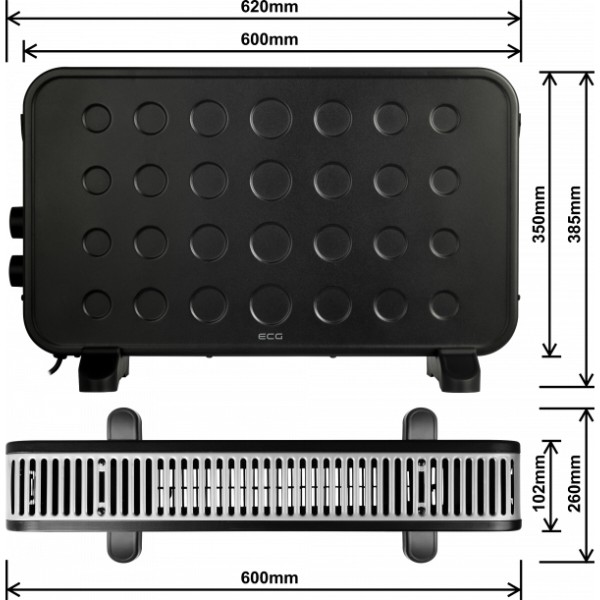 Фото - Конвектор ECG TK 2070 Black