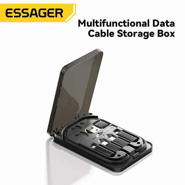 Фото - Перехідник Essager geometric multifunctional Black (ECJHZ-JH01-P)
