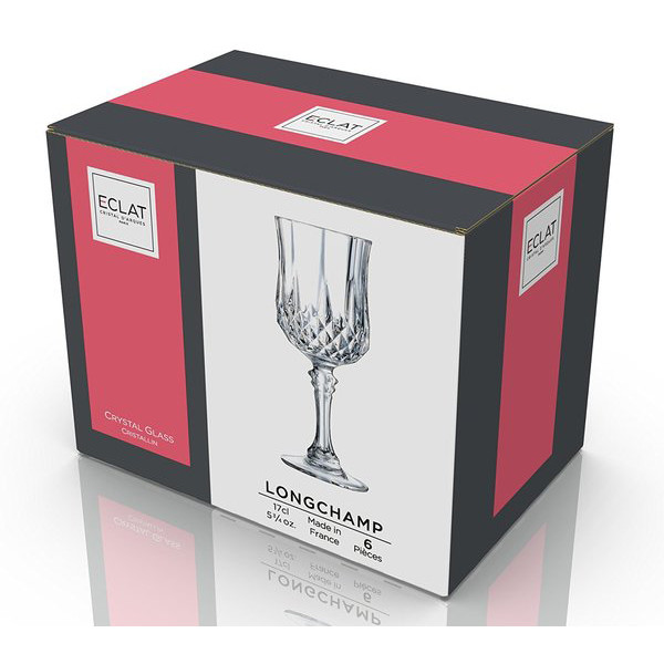 Фото - Набір келихів Eclat Longchamp 6х170 мл для белого вина (L7552)