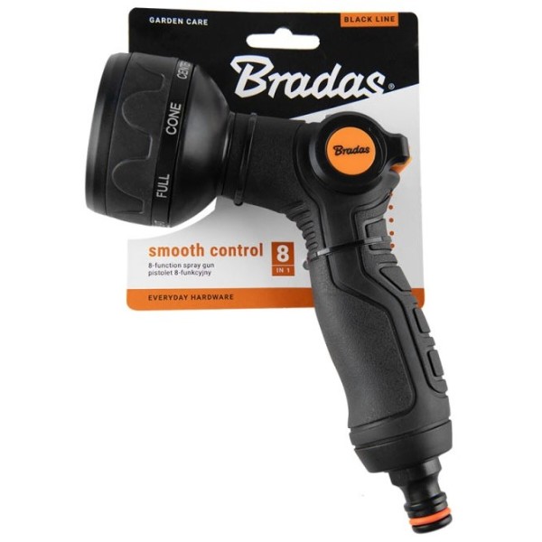 Фото - Насадка для поливу BRADAS Smooth Control, Black Line (ECO-2054)
