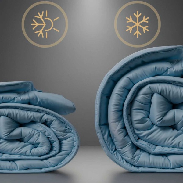 Фото - Одеяло детское всесезонное MirSon №1655 Eco Light Blue 110x140 см (2200002652513)