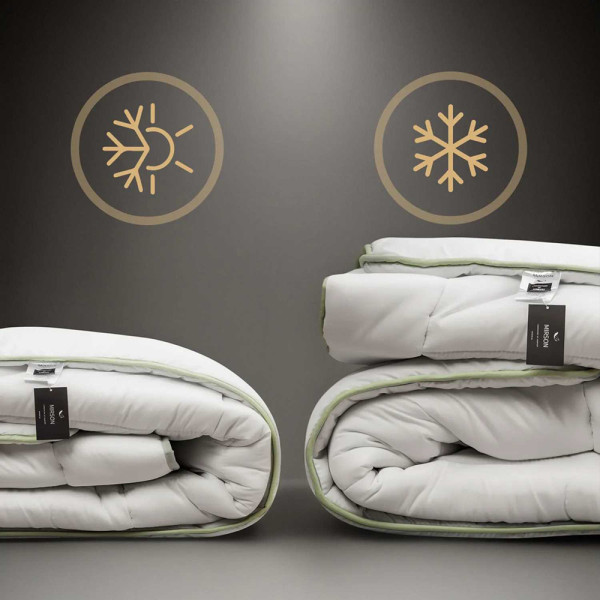 Фото - Ковдра демісезонна полуторна MirSon EcoSilk 002 155x215 см (2200000005458)