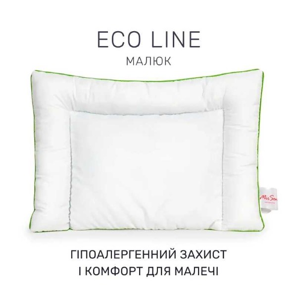 Фото - Подушка стандартная MirSon Малыш Ecо Ecosilk 804 40х60 см (2200000251183)
