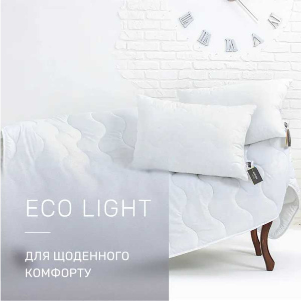Фото - Подушка стандартна MirSon шовкова №1615 Eco Light White середня (2200002647274)