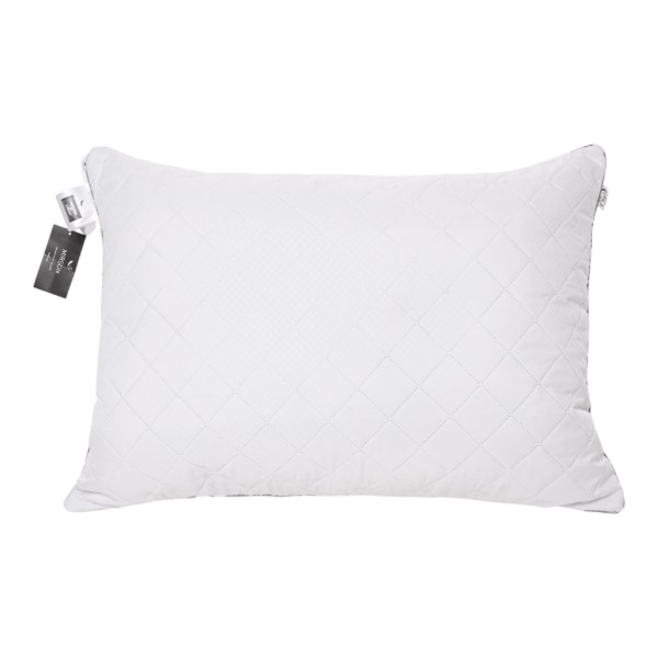 Фото - Подушка стандартная MirSon хлопковая 1287 Eco Silver Средняя 60х60 см (2200001537934)