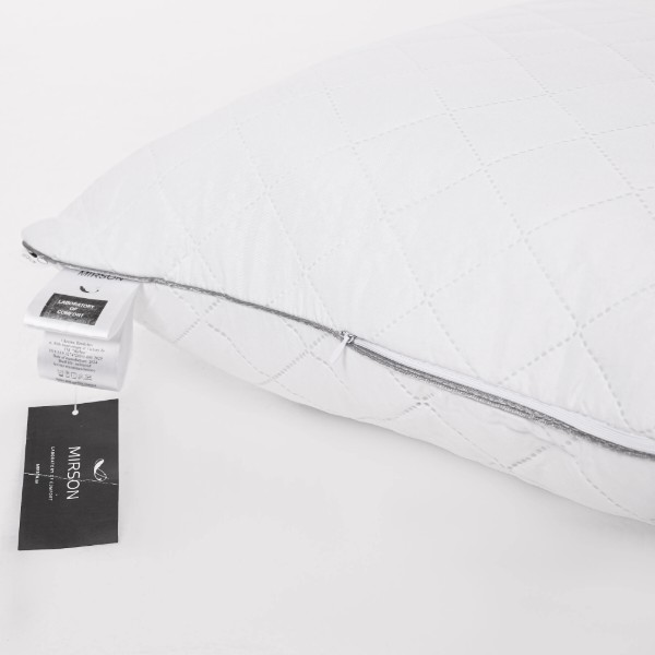 Фото - Подушка стандартная MirSon №2740 Royal Silver Wool 60х60 см (2200005197943)