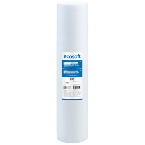 Фото - Картридж для фільтру проточного Ecosoft BB20 4.5х20", 5мкм (CPV45205ECO)