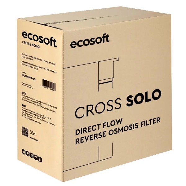 Фото - Система зворотнього осмосу Ecosoft CROSS Solo (MO1500PECO)