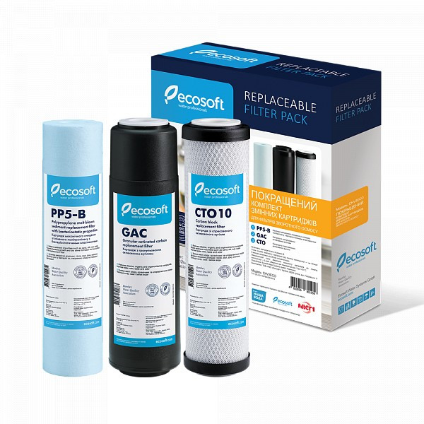 Фото - Картридж системи зворотного осмосу Ecosoft 1-2-3 CHV3ECO покращений