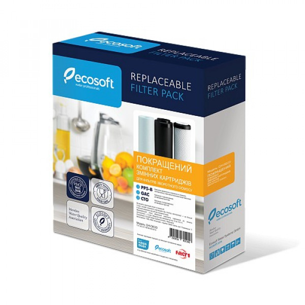 Фото - Картридж системи зворотного осмосу Ecosoft 1-2-3 CHV3ECO покращений
