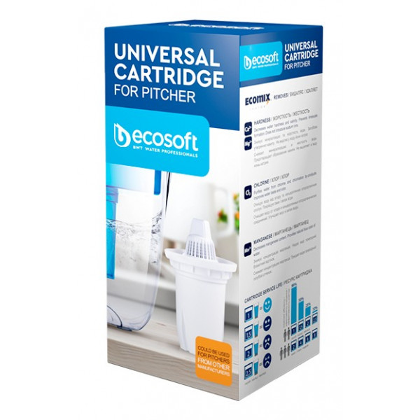 Фото - Уценка - Картридж для фильтра-кувшина Ecosoft Универсальный