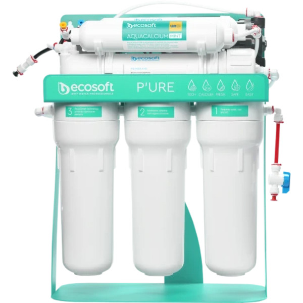 Фото - Система зворотнього осмосу Ecosoft P’URE AQUACALCIUM Mint (MO675PSMACECO) Фото - Система зворотнього осмосу Ecosoft P’URE AQUACALCIUM Mint (MO675PSMACECO)