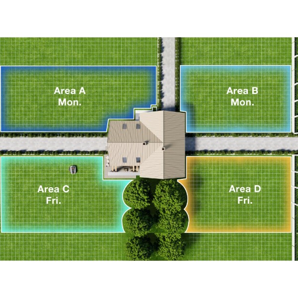 Фото - Газонокосилка аккумуляторная Ecovacs GOAT O1200 LIDAR PRO (MR2508)