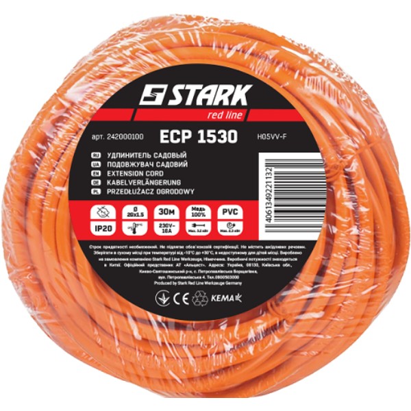 Фото - Удлинитель 220В Stark CRR ECP 1530 1 розетка 30 м (242000100)
