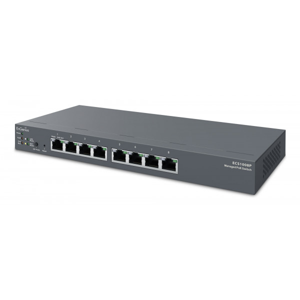 Фото - Коммутатор локальної мережі (Switch) EnGenius ECS1008P