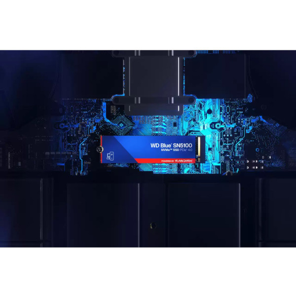 Фото - Жорсткий диск внутрішній Western Digital SSD 1Tb SN5100 NVMe (WDS100T5B0E) Blue