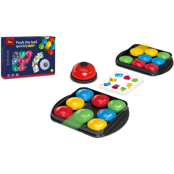 Фото - Настольная игра (3-4 года) QML Цветные пятнашки (M13I)