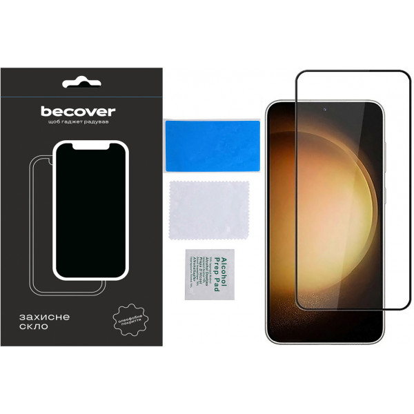 Фото - Захисне скло для смартфону BeCover Samsung Galaxy S24 SM-S921 Black (711037)