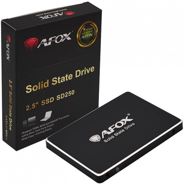 Фото - SSD-накопитель внутренний AFOX 256GB 2.5" SATA III 3D NAND (SD250-256GN)