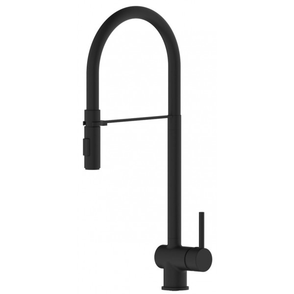 Фото - Кухонний змішувач Gunter & Hauer EDEL Brush Black
