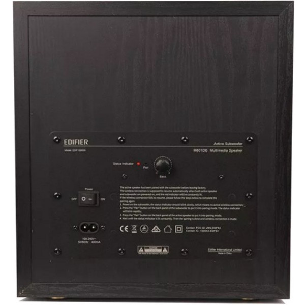 Фото - Комп'ютерна акустика 2.1 Edifier M601DB Black 2.1 110W Bluetooth