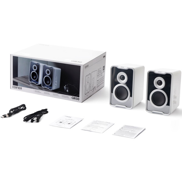 Фото - Комп'ютерна акустика компактна 2.0 Edifier 2.0 30W Bluetooth QR30 White