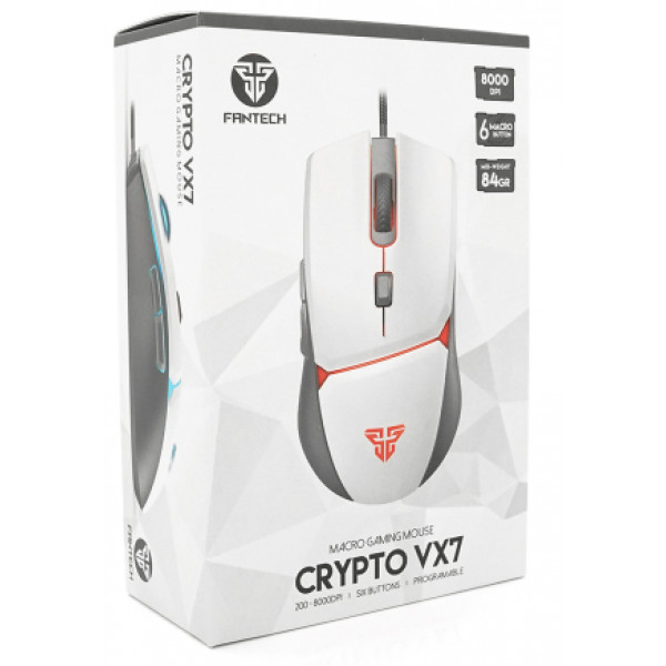 Фото - Мышь проводная игровая Fantech CRYPTO VX7 SPACE EDITION White
