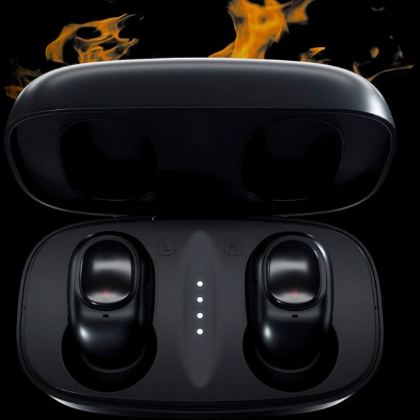 Фото - Наушники вкладыши беспроводные TWS Elari EarDrops Bluetooth TWS Black (EDS-001)