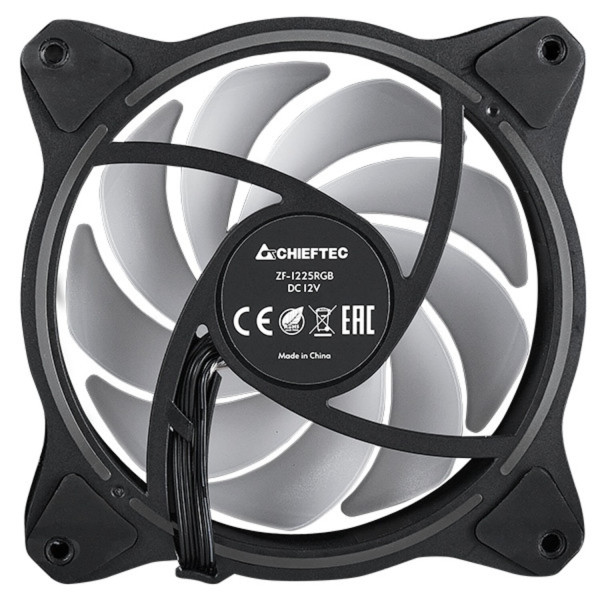 Фото - Корпусний вентилятор Chieftec ZF-1225RGB-R
