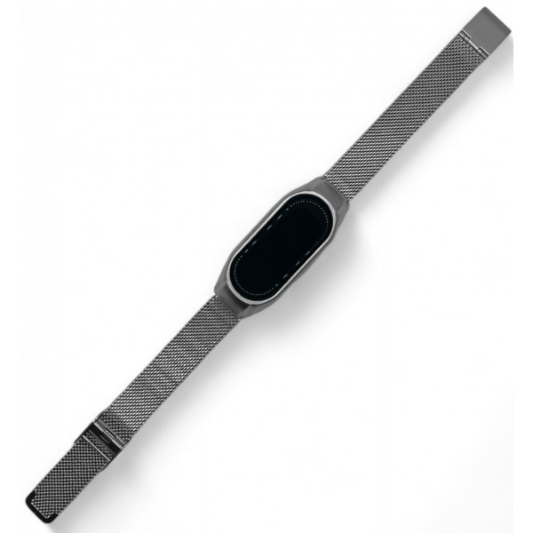 Фото - Ремінець для фітнес-браслета BeCover Metal for Xiaomi Mi Smart Band 9 Silver (711979)