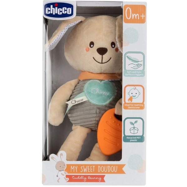 Фото - Мягкая игрушка животное Chicco Зайка для объятий серии My Sweet Dou Dou (11467.00)