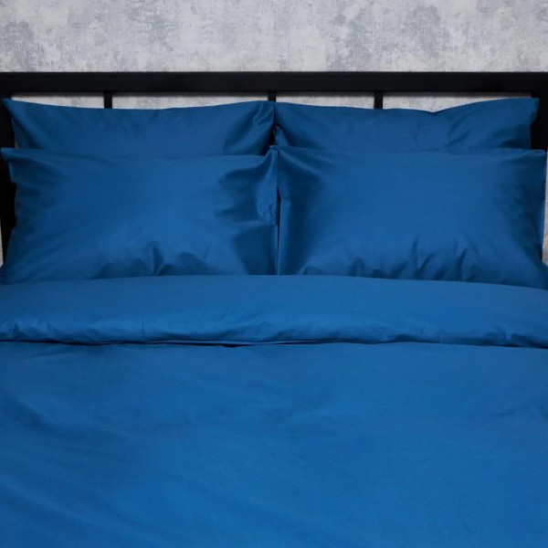 Фото - Комплект постільної білизни Moon&Star Satin Premium Deep Blue 175х210 (MS-820008514)